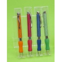 Bolígrafos surtidos craquelados en caja acetato (precio unidad)